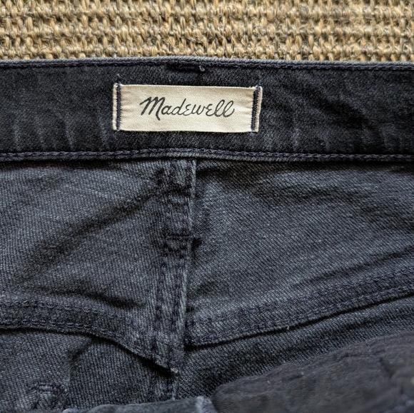 Madewell The Perfect Vintage Wide Leg Jean Women's 32 Black Jeans Denim Cotton - Picture 7 of 9